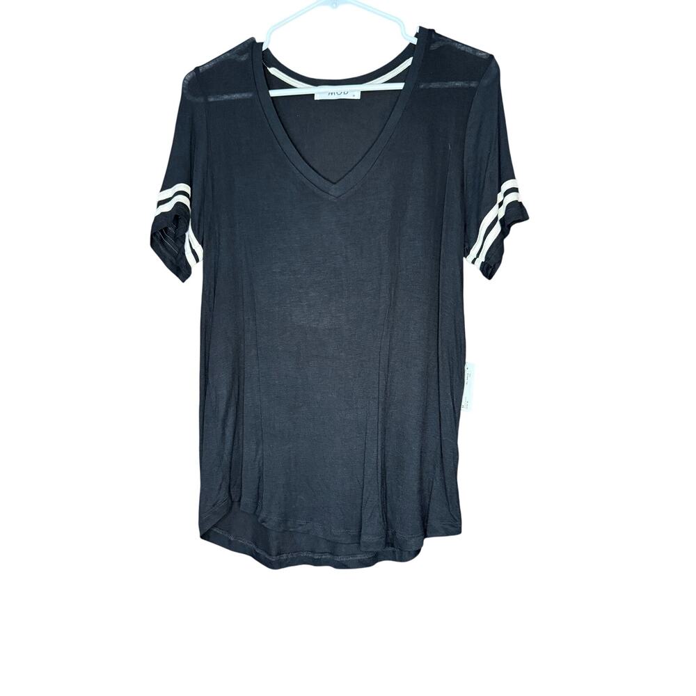 MOD black and white striped tshirt nwt